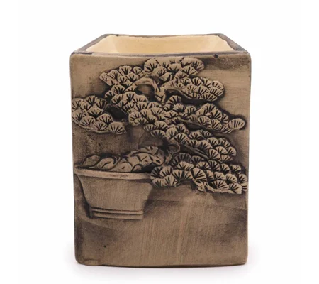 Hand Painted Bonsai Burner - Slate