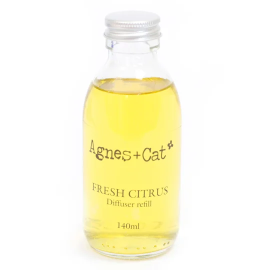 Agnes + Cat Reed Diffuser Refill - Fresh Citrus 140ml