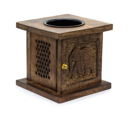 Large Mango Box Burner - Elephant