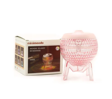 Pink Humidifer Mondo Planet - USB - Colour Change (down light)