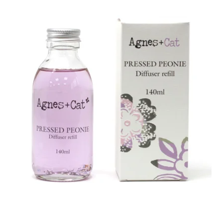 Agnes + Cat Reed Diffuser Refill - Pressed Peonies 140ml
