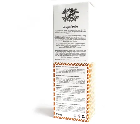 120ml Reed Diffuser - Orange & Melon