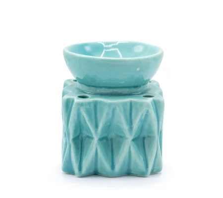 Oil Burner Geometric - Blue