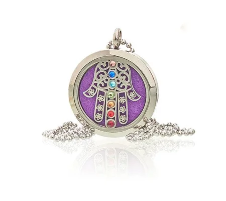Aromatherapy Jewellery Necklace - Hamsa Chakra - 30mm