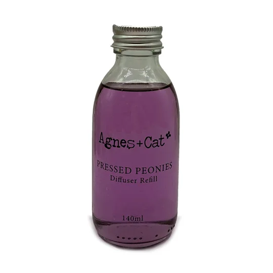 Agnes + Cat Reed Diffuser Refill - Pressed Peonies 140ml
