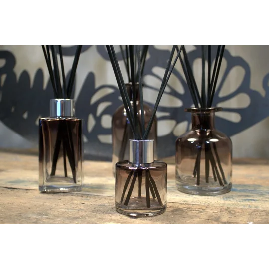 140 ml Round Alchemist Reed Diffuser Bottle - Charcoal