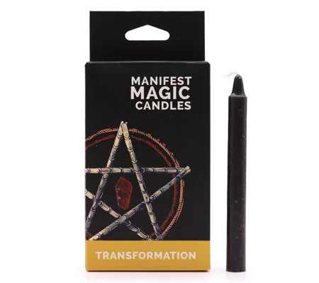 Manifest Magic Candles (pack of 12) - Black