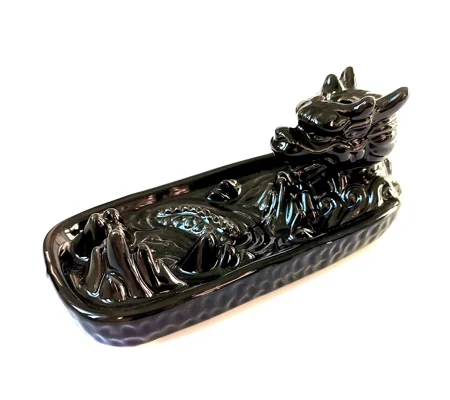 Backflow Incense Burner - Dragon in Mountain