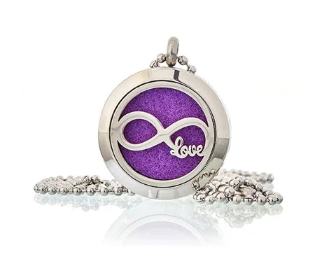 Aromatherapy Diffuser Necklace - Infinity Love 25mm