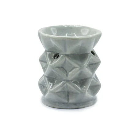 Oil Burner Geometric - Grey