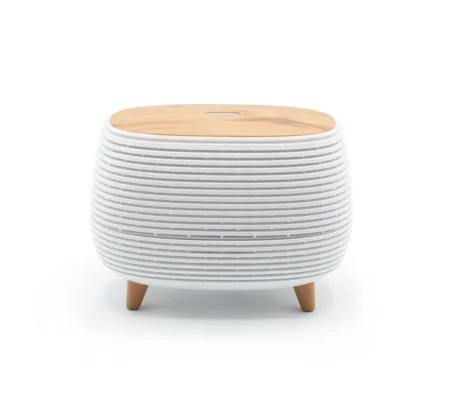 Futuristic Ribbed Aroma Diffuser with Colour-Changing Light