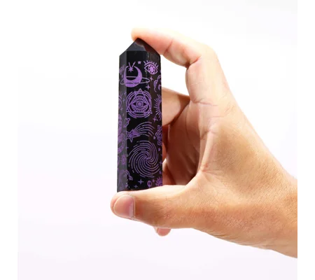 Black Obsidian Point - Mystic Story - Deep Purple