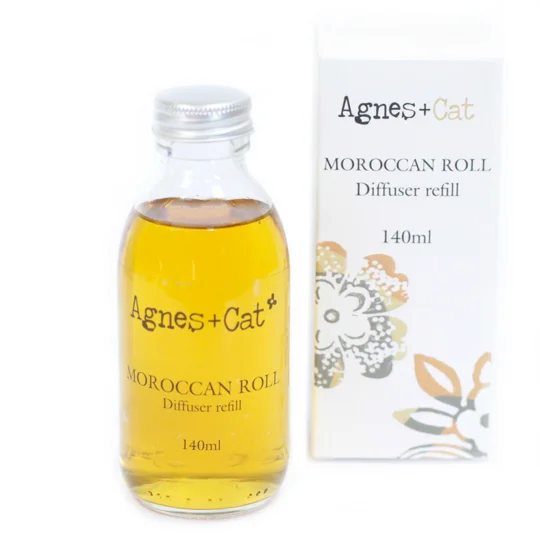 Agnes + Cat Reed Diffuser Refill - Moroccan Roll 140ml