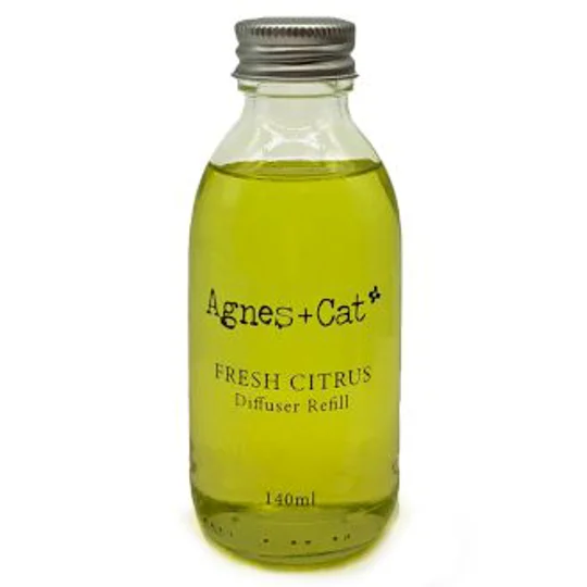 Agnes + Cat Reed Diffuser Refill - Fresh Citrus 140ml
