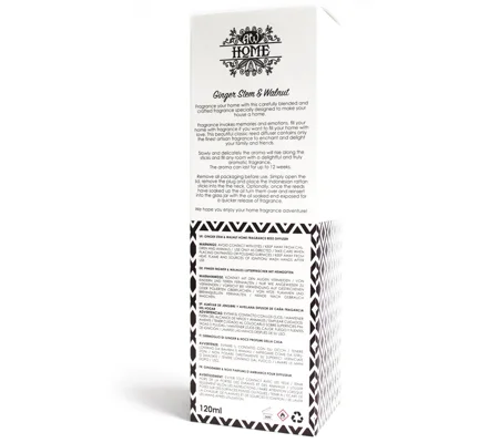 120ml Reed Diffuser - Ginger Stem & Walnut