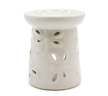 Classic White Oil Burner - Dragonfly