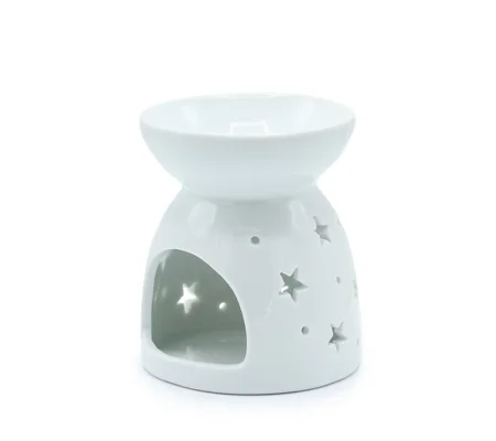 Oil Burner Angel Cut Out- White