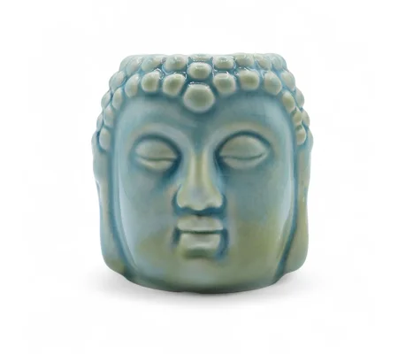 Buddha Oil Burner - Blue