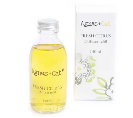 Agnes + Cat Reed Diffuser Refill - Fresh Citrus 140ml