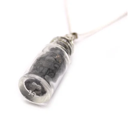 Bottled Gemstones Necklace - Black Onyx