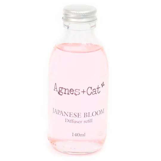 Agnes + Cat Reed Diffuser Refill - Japanese Bloom 140ml