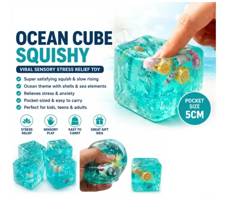 Squeeze Cubes (Various designs)