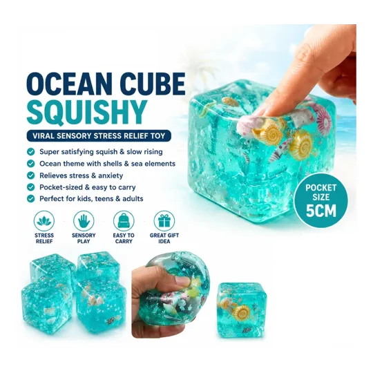 Squeeze Cubes (Various designs)
