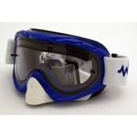 RNR Hybrid Blue Tear-Off Goggle