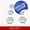 x6 Hex Custodes Warhammer 40k Gaming Objective Markers