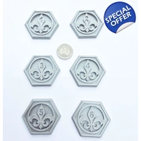 x6 Fleur Sisters Warhammer 40k Objective Markers