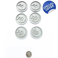 x6 Spiky Embryo Warhammer 40k Tyranid Gaming Objective Markers