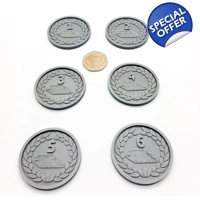 x6 Tank Regiment Militarum 40k Gaming Objective Markers