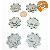 x6 Cog Space Wolves Warhammer 40k Gaming Objective Markers