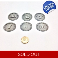 x6 Numbered Orky Warhammer 40k Objective Gaming Markers