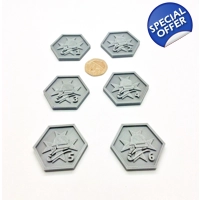 x6 Korps Armies Warhammer 40k Gaming Objective Markers