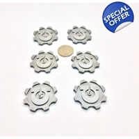 x6 Alpha Omega Gaming Alpha Legion Objective Markers