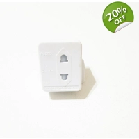 X10 Quality 1 Amp Shaving Plug Electric Adaptor UK 2 To 3 Pin Plug