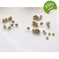 25 SETS CHICAGO SCREW STUDS BOOKBINDING BOOK NOTEPAD PAPERWORK - UK STOCK