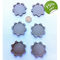 6 Pack 40mm Blank Cog 40k Objective Markers Fantasy Gaming Scenery Wargames Uk Made