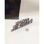 Decorative CAPTAIN MARVEL self standing logo display UK MADE Decorative CAPTAIN MARVEL self standing logo display UK MADE