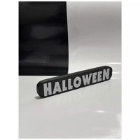 Decorative HALLOWEEN self standing logo display