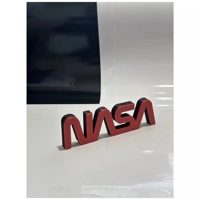 Decorative NASA WORM self standing logo display