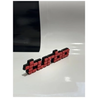 Decorative TURBO self standing logo display