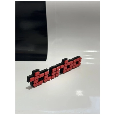 Decorative TURBO self standing logo display Decorative TURBO self standing logo display