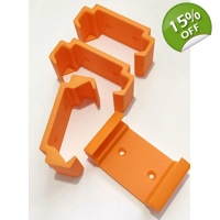 Four (x4) ORANGE Ecotech Vortech MP10, MP40 & MP60 Controller Brackets Mounts