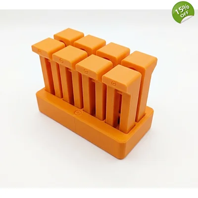 Essential Clamps with Storage Caddy for CNC Machining – Set of 8 Standard Clamps – Compatible