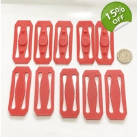 Pack of 10 Hot Wheels Compatible Track Connectors