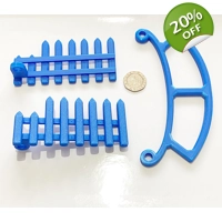 X1 Blue Bird Buddy Feeder Picket Fence & Perch Accessory u..