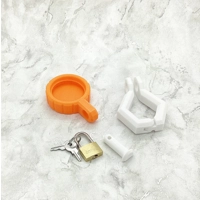X1 Orange Cap The Original Food Grade Milk Bottle Lock + F..