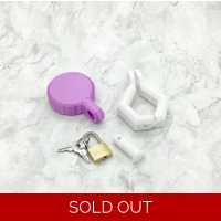 X1 Pink/Purple Cap The Original Food Grade Milk Bottle Loc..